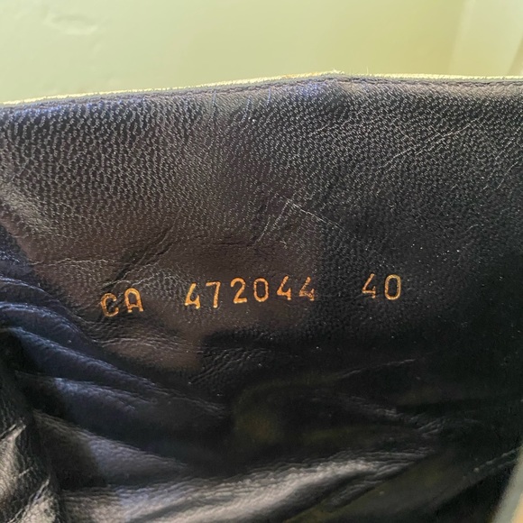 Yves St. Laurent Gold Boots - Picture 4 of 4